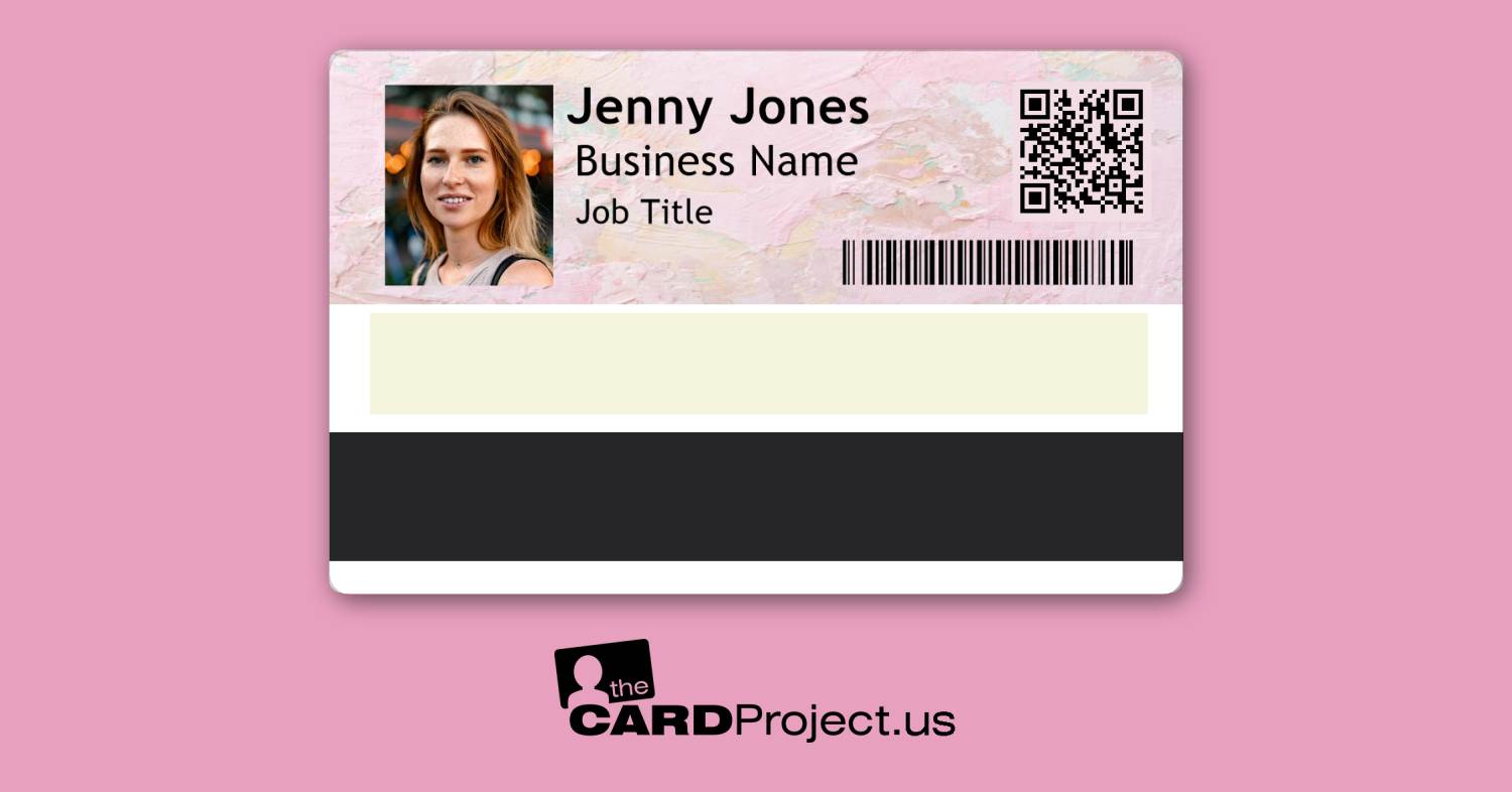 Employee ID Card Double Design 1 (REAR)